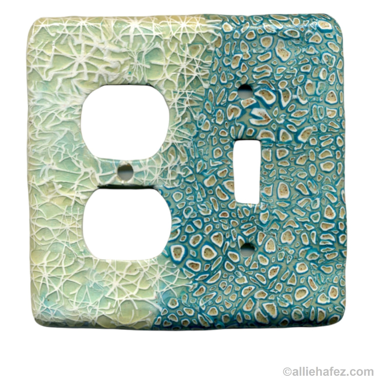 Image of polymer clay switchplate cover